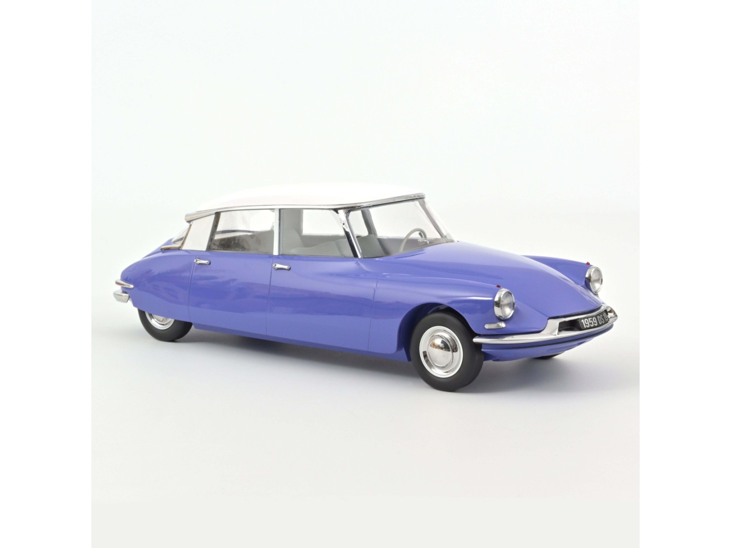 Marketplace : Citroën DS 19 1959 Bleu Delphinium et Blanc - NOREV – 1:12