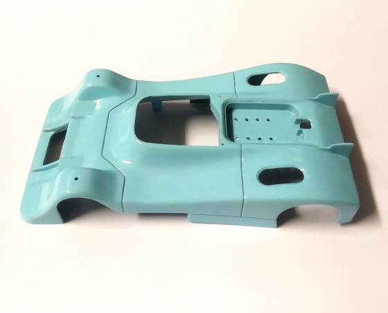 Carrosserie Mazzari 1974 - Résine peint bleu - Ech 1:43