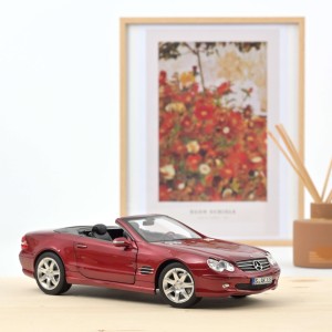 Marketplace - Mercedes-Benz SL 500 2003 Rouge métallisé - Norev - 1:18