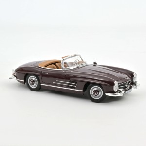 Marketplace - Mercedes-Benz 300 SL Roadster 1957 Rouge - Norev - 1:18