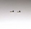 4 Poignées pour Ford - White Metal - Ech 1:43
