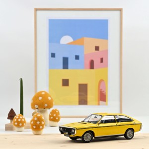 Marketplace - Renault 15 TL 1973 Jaune et deco noire - Norev - 1:18