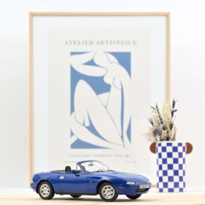 Marketplace - Mazda MX-5 1989 Bleu Marine - Norev - 1:18