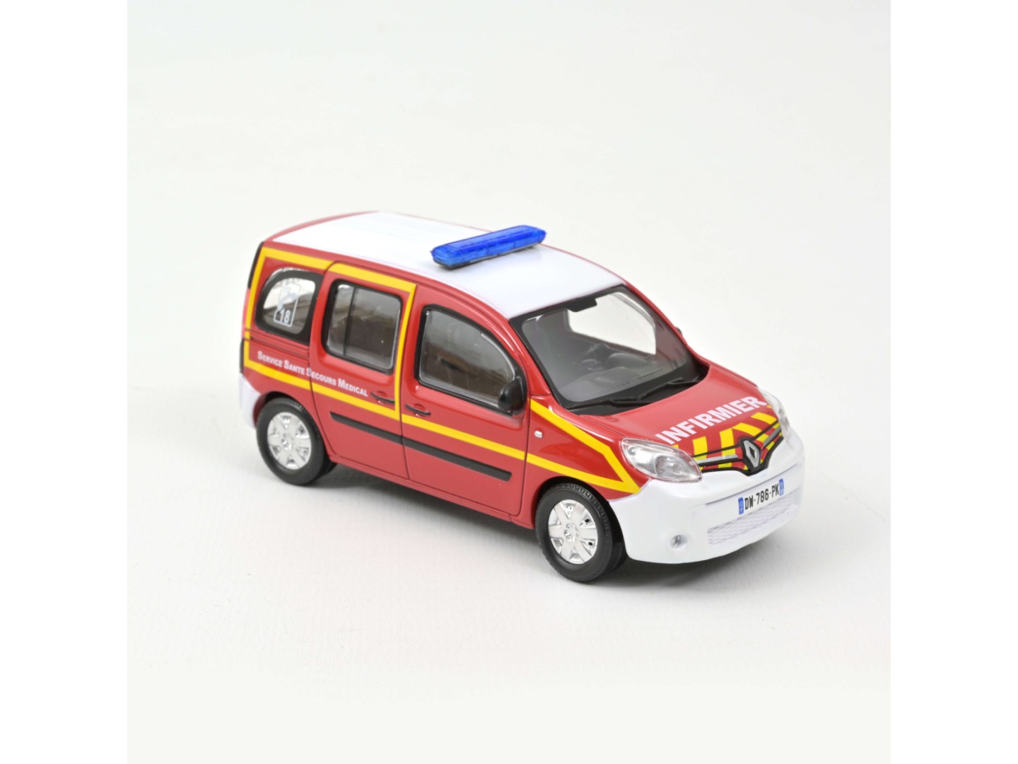 Marketplace - Renault Kangoo 2013 Pompiers - Infirmier SSSM - Norev - 1:43