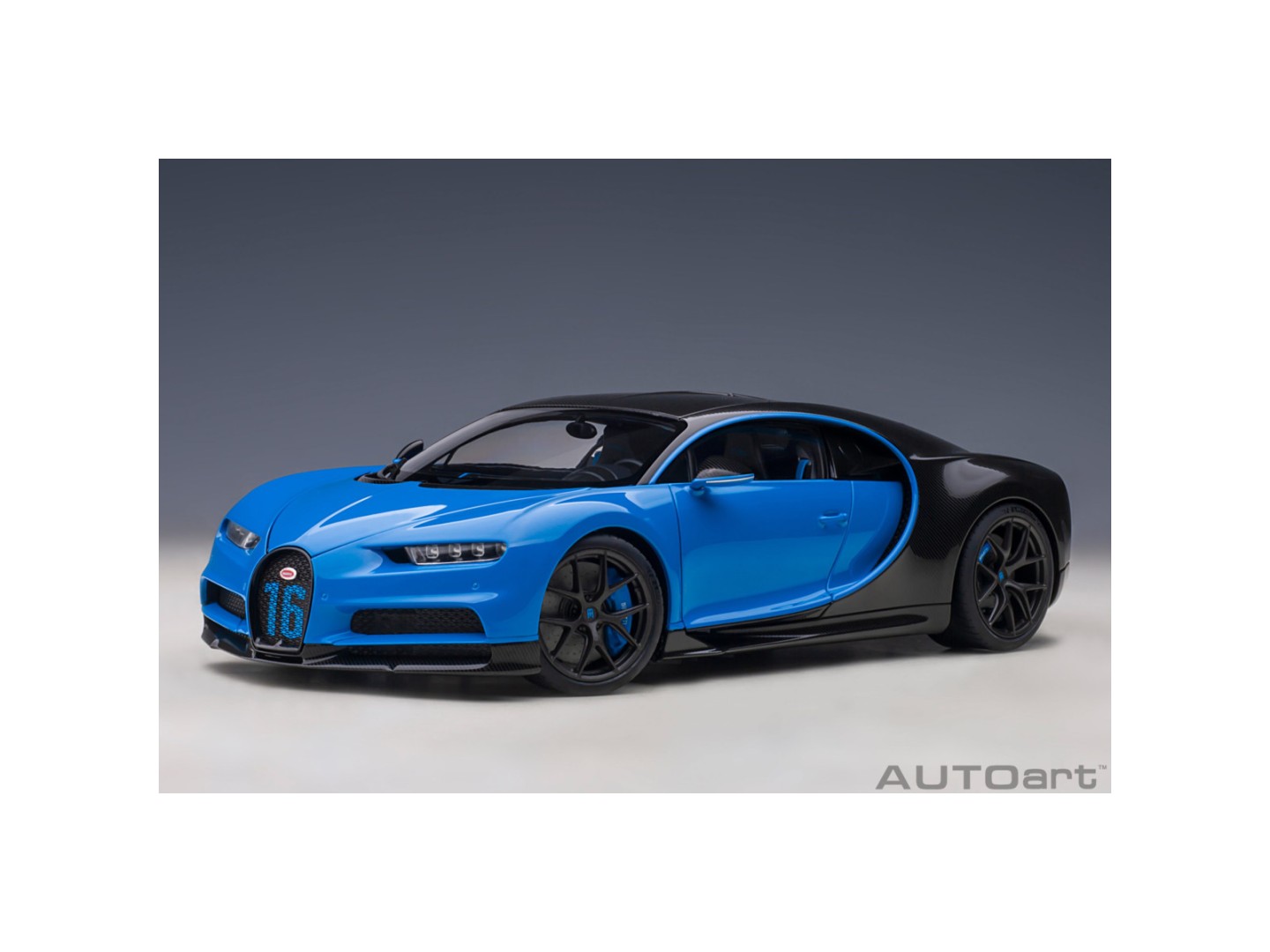 Marketplace - Bugatti Chiron Sport 2019 Bleu de course/Carbon - Autoart - 1:18