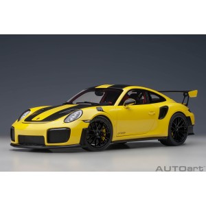 Marketplace - Porsche 911 (991.2) GT2RS 2017 Weissach Package Jaune - Autoart - 1:18