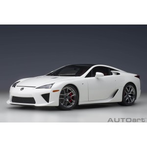 Marketplace - Lexus LFA 2010 Blanc/Noir Carbone - Autoart - 1:18