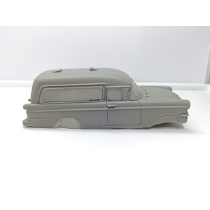 Incomplet : Kit OPEL Kapitan "Corbillard" 1955 - Résine - 1:43