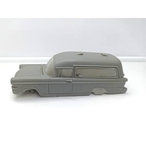 Incomplet : Kit OPEL Kapitan "Corbillard" 1955 - Résine - 1:43