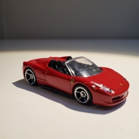 Hot Wheels Ferrari 458 Spyder 1/64
