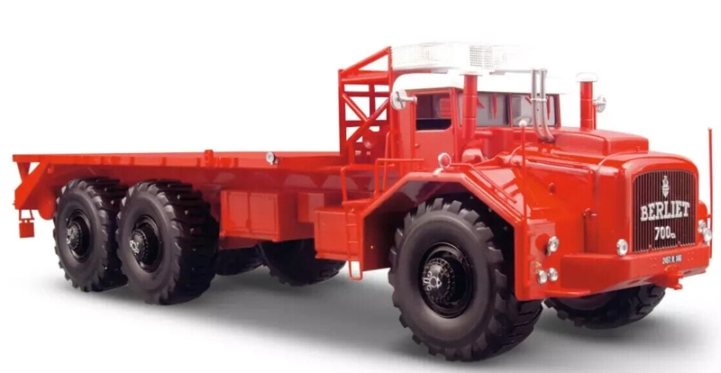 Berliet T100 n°1 1960 Rouge sans ridelles 1/43