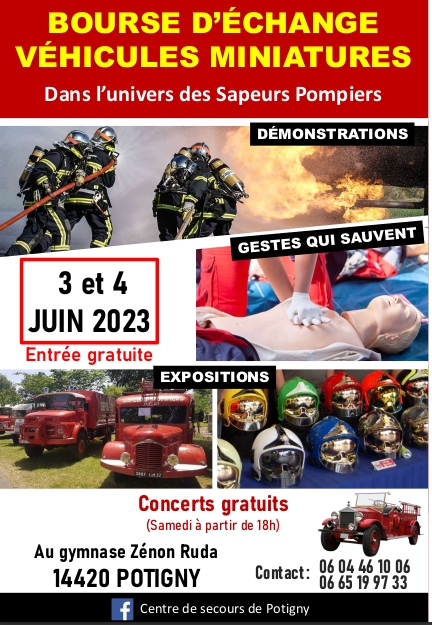 bourse d'échange sapeur pompiers de Potigny