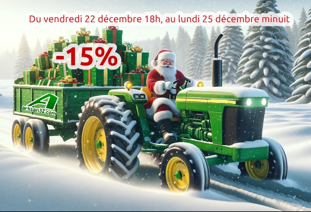 Promotion de Noël Exclusive chez Artisan32 : Économisez 15% sur les Miniatures Agricoles!