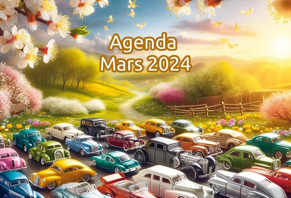 Les salons et bourses de la voiture miniature de Mars 2024