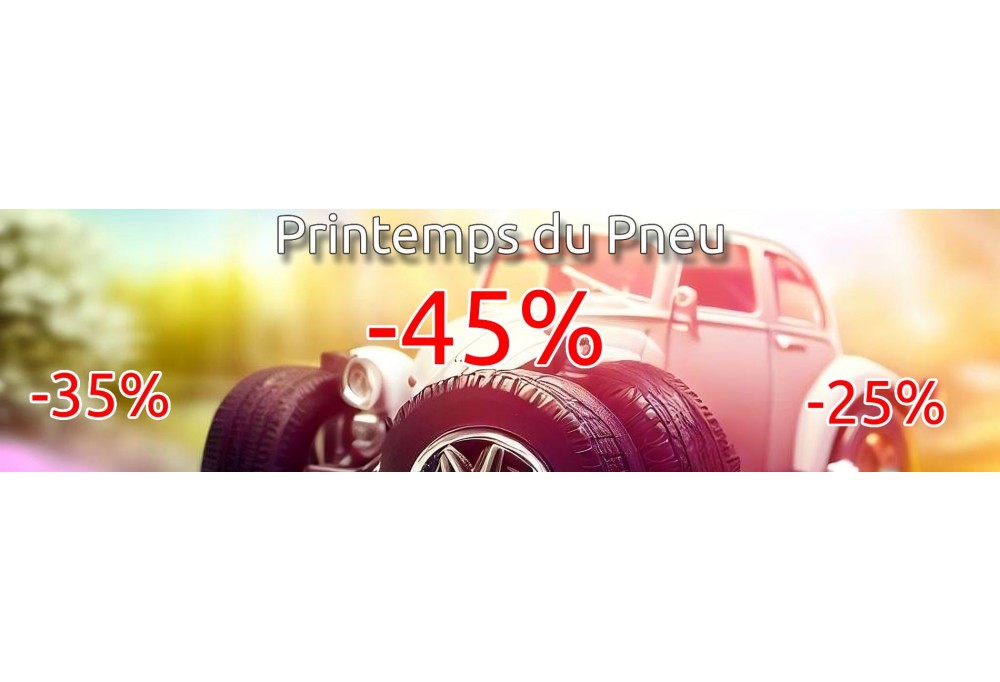 Promo de printemps : jusqu'à -45% sur les pneus de voitures miniatures !