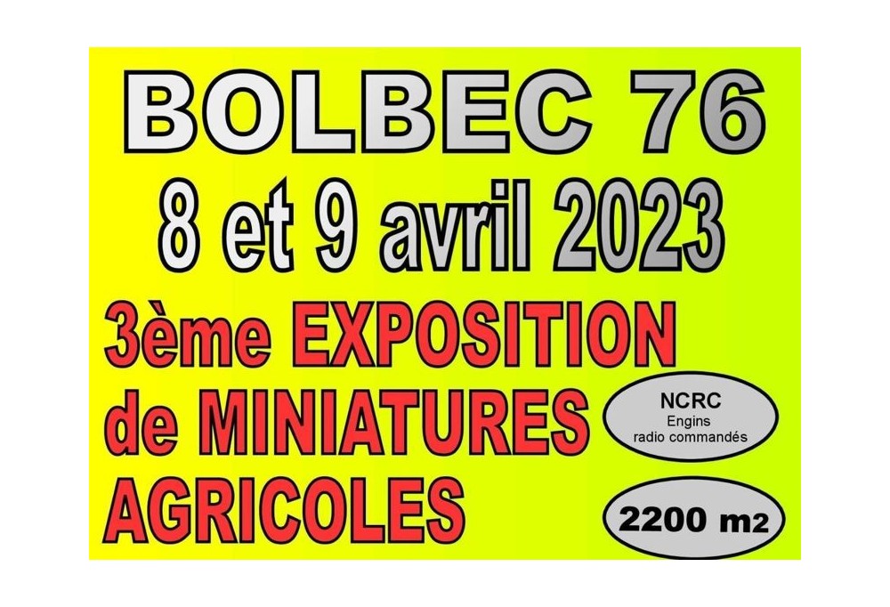 Miniatures agricoles à Bolbec : l'événement à ne pas manquer !