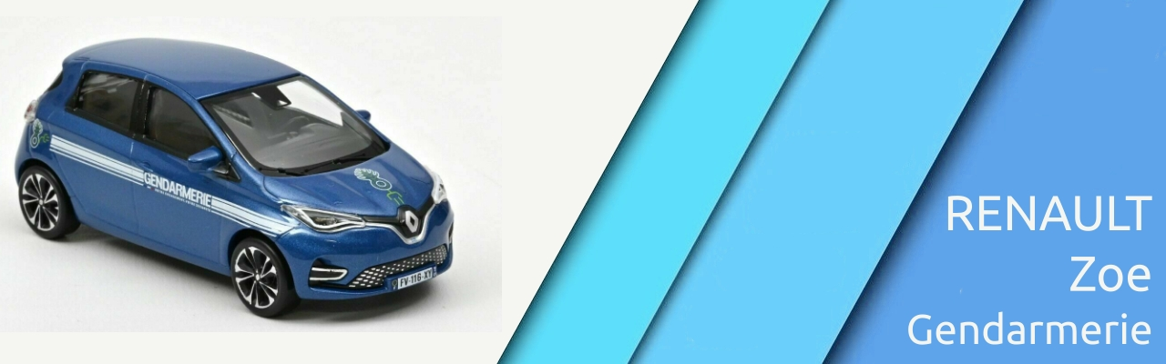 Nouveautés chez Norev : Renault ZOE Gendarmerie au 1/43ème  Voitures Miniatures.fr