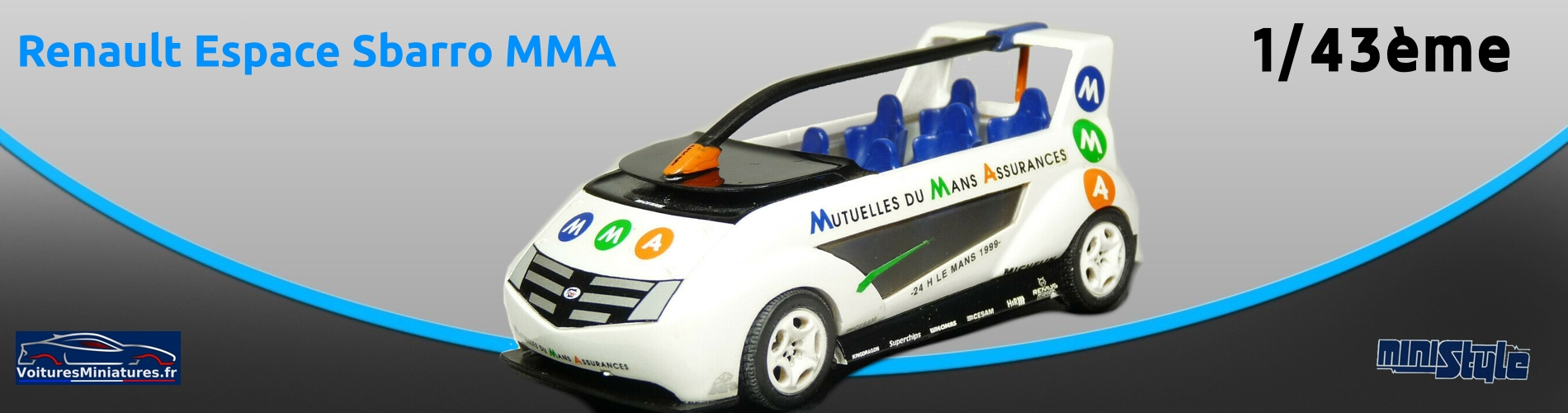Renault Espace Sbarro Proteus MMA - 1999 - MINISTYLE Voitures Miniatures.fr Renault Espace Sbarro Proteus MMA - 1999 - MINISTYLE Voitures Miniatures.fr