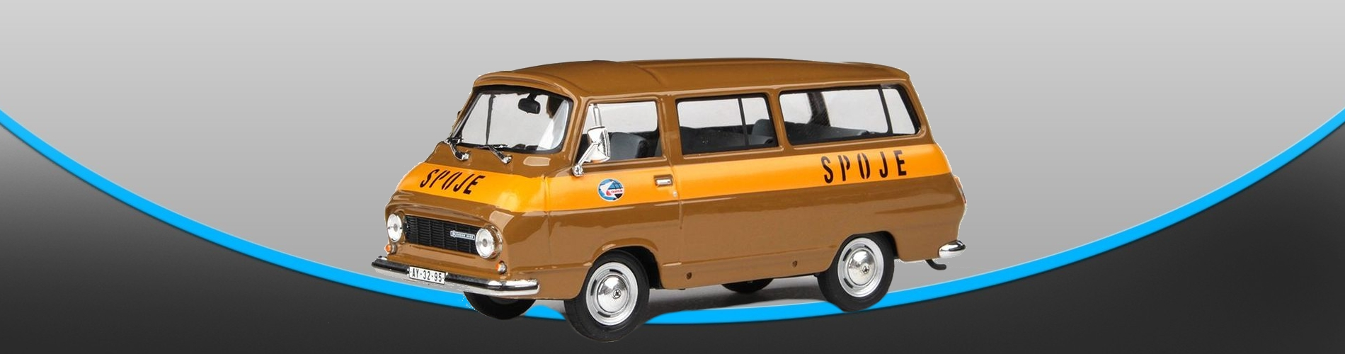 Les Minibus Skoda au 1/43ème de la marque ABREX Voitures Miniatures.fr