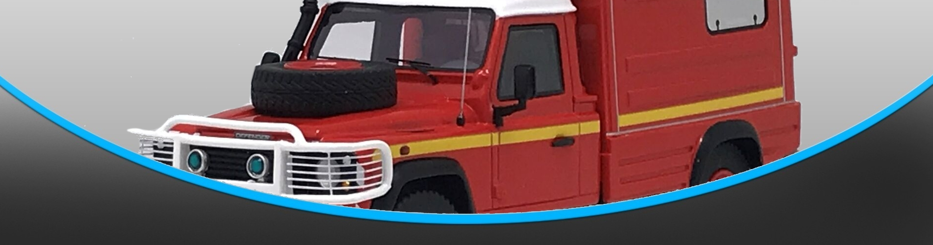Les nouveaux LAND ROVER version Pompiers par ALARME Voitures Miniatures.fr Les nouveaux LAND ROVER version Pompiers par ALARME Voitures Miniatures.fr