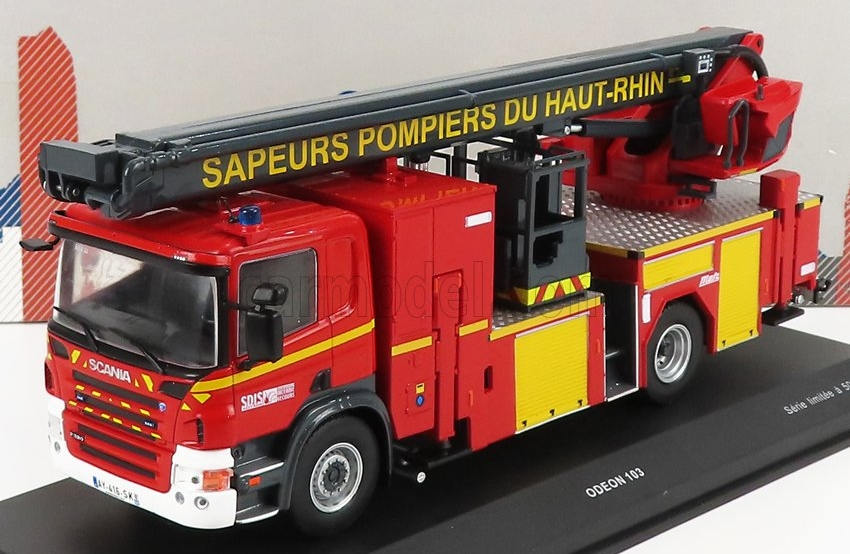 Scania P320 BEA SDIS 68 Haut Rhin Pompiers - 1/43 - ODEON Voitures Miniatures.fr Scania P320 BEA SDIS 68 Haut Rhin Pompiers - 1/43 - ODEON Voitures Miniatures.fr