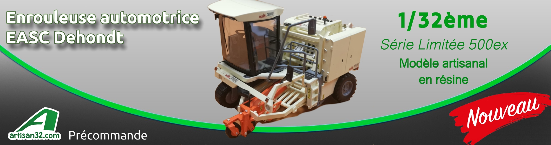 Enrouleuse automotrice EASC Dehondt au 1/32 par Artisan32 Voitures Miniatures.fr Enrouleuse automotrice EASC Dehondt au 1/32 par Artisan32 Voitures Miniatures.fr