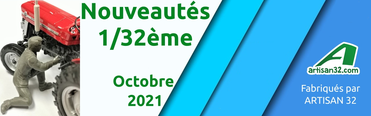 Nouveautés d’octobre au 1 :32 chez Artisan32 Voitures Miniatures.fr