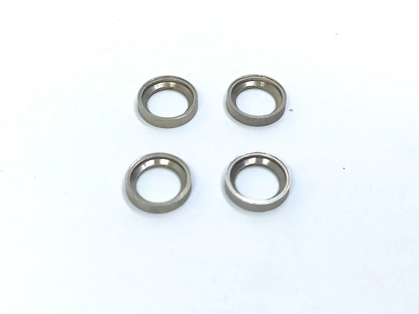 4 Jantes creuses - Laiton Chromé - Ø10 X 2 mm - CPC
