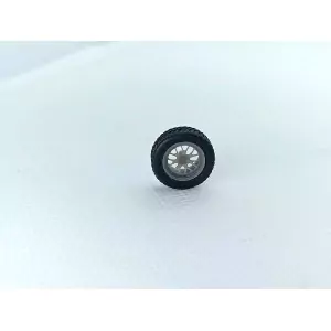 4 roues ø15 mm - Résine 3D - 1:43