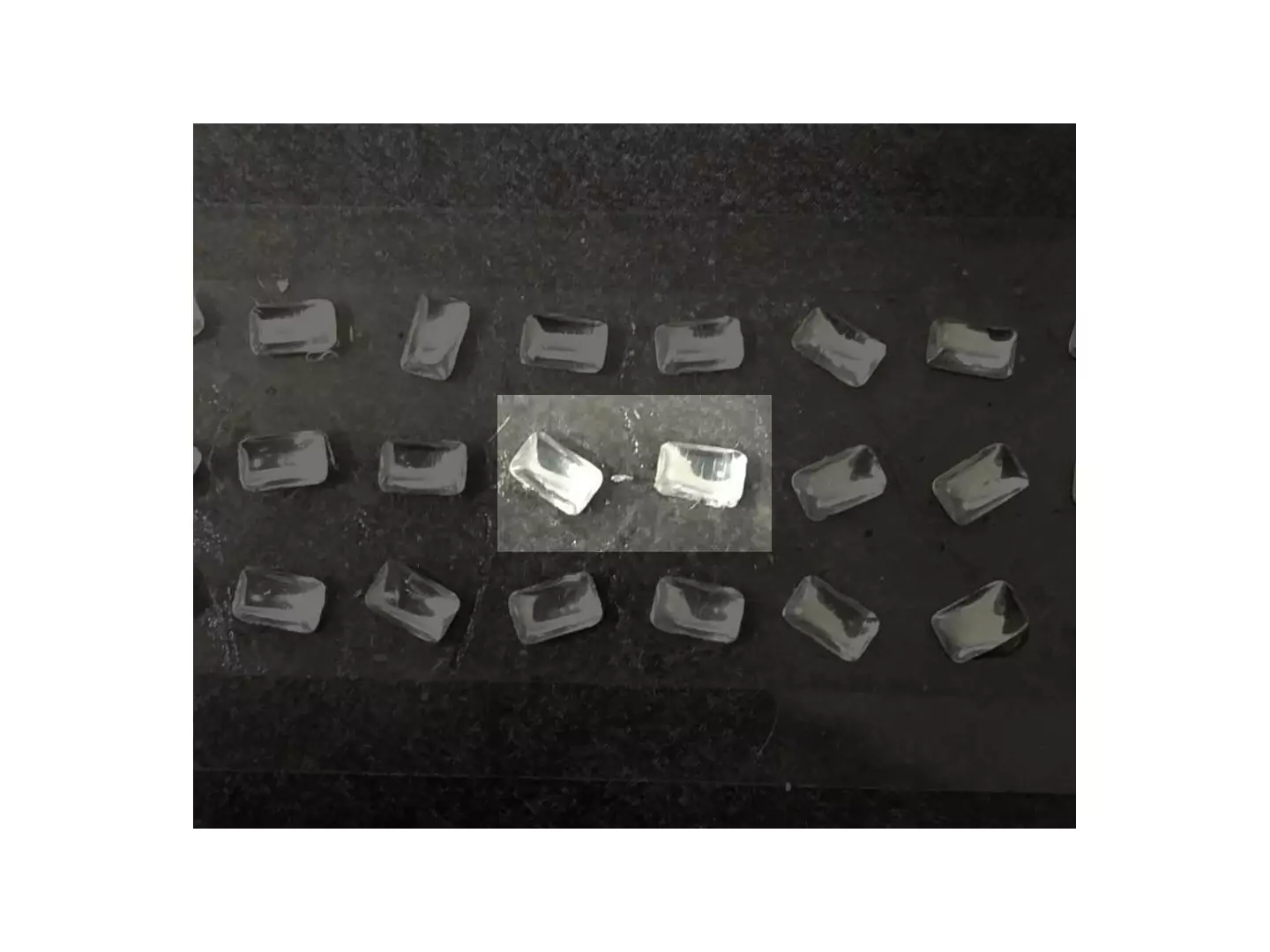 2 Pastilles de phares - Rectangle Blanc - 4X2.50 mm |Pièces et kits...