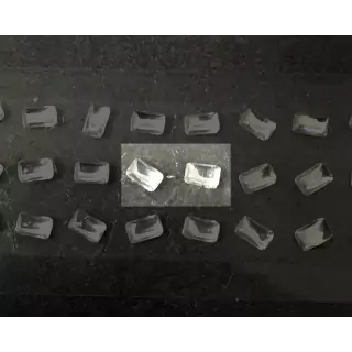2 Pastilles de phares - Rectangle Blanc - 4X2.50 mm |Pièces et kits...