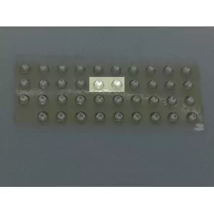 2 Pastilles de phares - Rond Blanc - ø3 mm