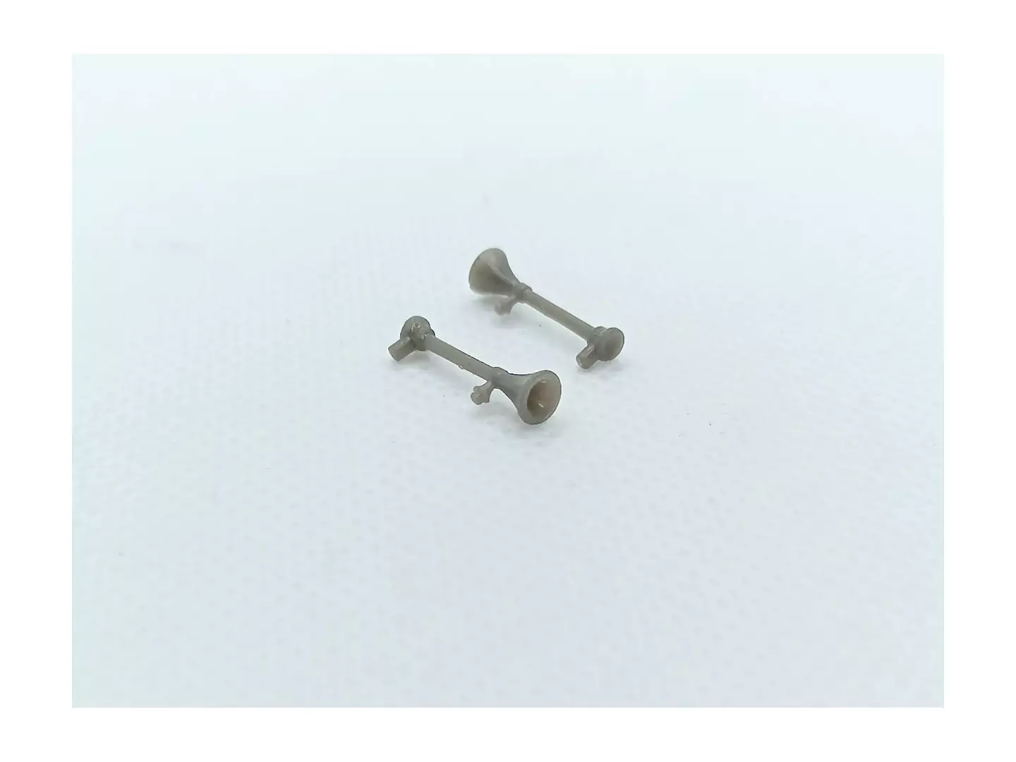 2 Klaxons longeur 15 mm - Résine 3D - 1:43 |Pièces et kits pour voi...