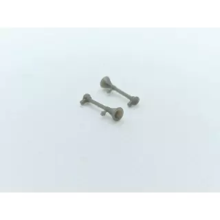2 Klaxons longeur 15 mm - Résine 3D - 1:43 |Pièces et kits pour voi...