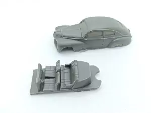 Carrosserie : PEUGEOT 203 Constantin le Mans 1952 - Résine - 1:43