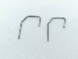 2 axes cintrés ø1.30 mm - White Metal - CPC Production |Pièces et k...