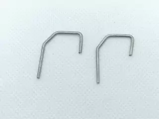 2 axes cintrés ø1.30 mm - White Metal - CPC Production |Pièces et k...