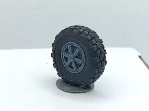 Roue de camion ø25.50 mm - Résine - 1:43 - À l'unité