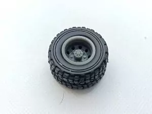 Roues arrières doubles de camion ø30 mm - Résine - 1:43 - À l'unité