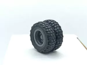 Roues arrières doubles de camion ø30 mm - Résine - 1:43 - À l'unité