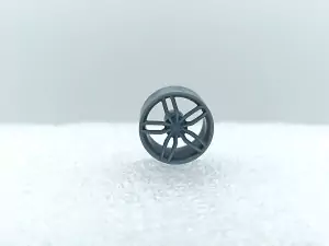 4 jantes 5 branches ø 11.60 mm - Résine 3D - 1:43