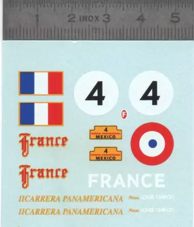 Décalque DELAHAYE 175 Paramerica N°04 - Ech 1:43