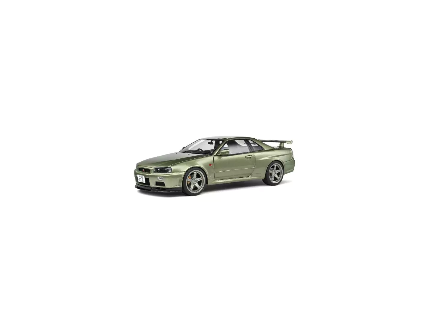 Marketplace : NISSAN GT-R (R34) 1999 vert métallique - Solido - 1:18