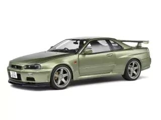 Marketplace : NISSAN GT-R (R34) 1999 vert métallique - Solido - 1:18