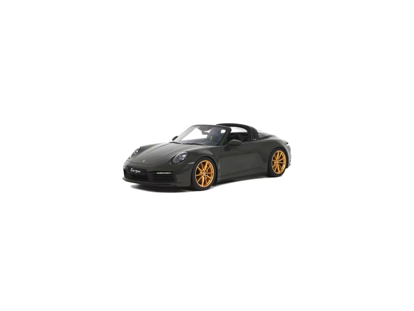Marketplace : PORSCHE 911 (992) Targa 4S 2020 Vert olive - GT Spirit - 1:18