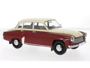 Marketplace : WARTBURG 311 1959 Bordeaux et beige - ModelCar - 1:18
