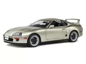 Marketplace : TOYOTA Supra MK4 1998 Gris chromé - Solido - 1:18
