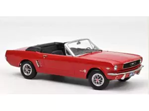 Marketplace : FORD Mustang cabriolet 1966 rouge - Norev - 1:18