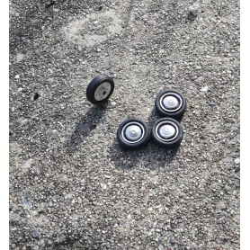 4 roues complètes  ø15 mm   - 1:43