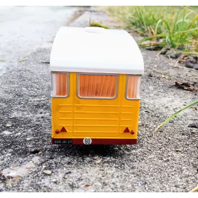 En l'état - Caravane Digue de type Panoramique PINDER - Ech. 1:43